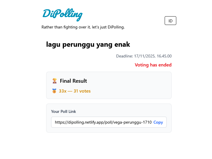 Dipolling